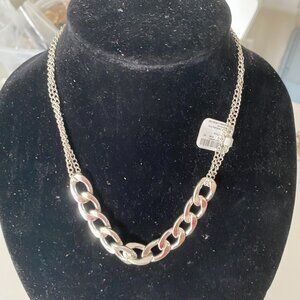 22" Silver Chain Link Necklace